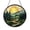 Acrylic 3.5 Inch, variant on Colorful Stained Glass Window Suncatcher Forest Landscape Pine Trees Sunset Panel, Nature Window Decor Glass Panel for Home Decoration, Indoor Wall Art Window Hanging, Decorative Sun Catcher Gift