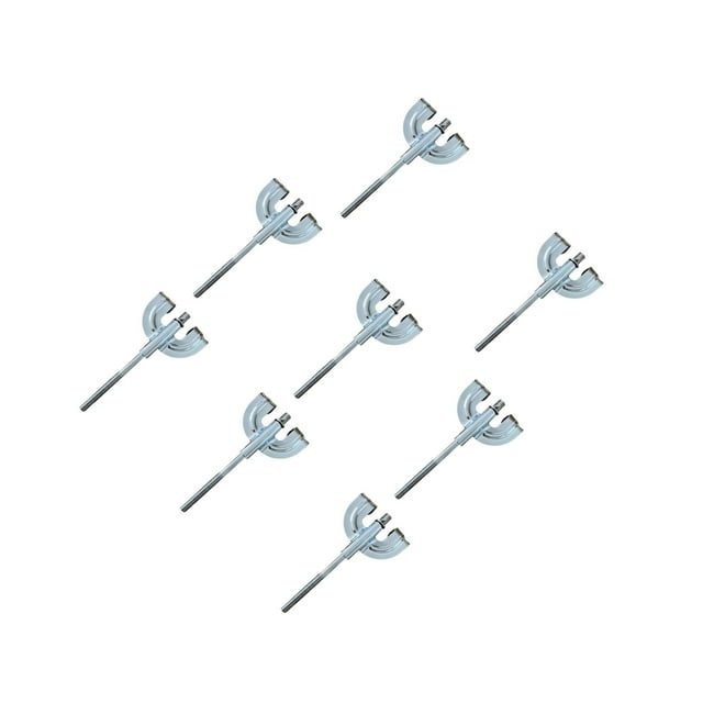 QualitChoice 8x Bass Drum Claws Wear Resistant Instrument M5 Accessories Percussion Hardware Silver M5