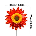 thumbnail image 3 of Sunflower Lawn Pinwheels Wind Spinners Large Windmill Pinwheel for Garden,Yard,Party Outdoor Decor (14x30in Sunflower Pinwheels), 3 of 8