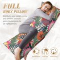 thumbnail image 7 of Honeii Tropical Fruit Print Long Body Pillowcase 20x54 in,Body Pillow Cover with Zipper,Large Body Pillowcase,Soft Bed Decorative, 7 of 7