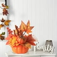 thumbnail image 6 of Ikohbadg Autumn Simulation Pumpkin Ornament for Living Room, Exquisite Fall Decorative Accent for Bedroom, Entryway, and Hallway, Handcrafted Thanksgiving Decor, 6 of 6