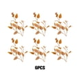 thumbnail image 4 of Matsuzay 6 unids/set No necesita riego plantas artificiales realistas para oficina plantas falsas de apariencia realista Decoración Marrón, 4 of 6