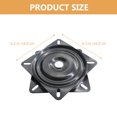 thumbnail image 2 of UPOUART Recliner Chair Swivel Plate Outdoor Use Black Steel 1Pack, 2 of 8