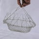 thumbnail image 5 of Colador de acero inoxidable plegable para enjuagar al vapor, colador de cesta para freír, herramienta de cocina para alimentos fritos o frutas, 5 of 5