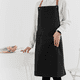 thumbnail image 4 of Delantales con pechera ajustables, delantales de cocina negros resistentes a las manchas de aceite y agua con bolsillos para hombres y mujeres, 4 of 5