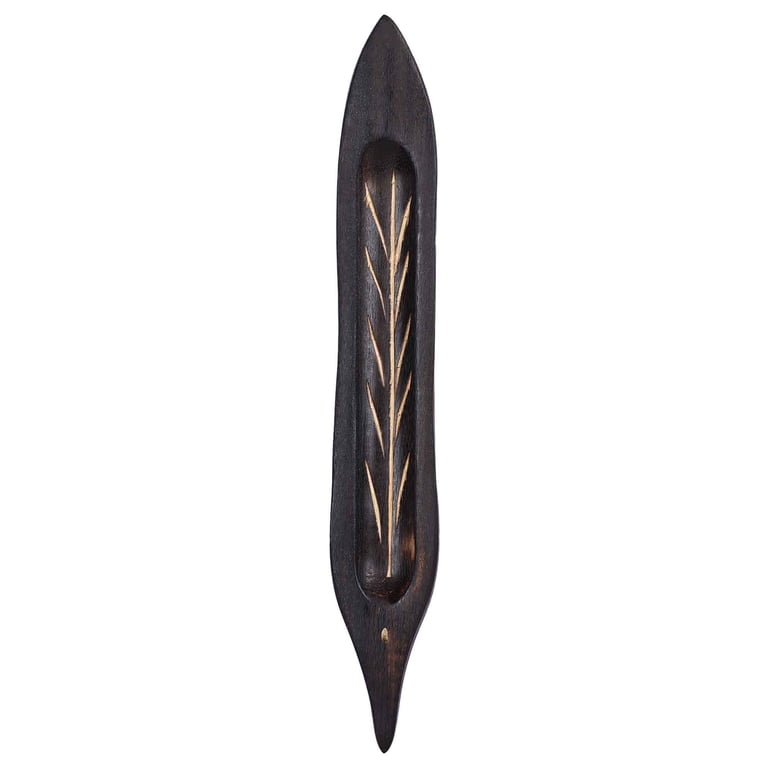 Better Homes & Gardens Wooden Leaf Incense Burner Brown 3-Pack photo 3