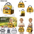 thumbnail image 5 of DISNIMO Crocodile School Bus Printed Backpack for Girls, 3PCS Boys Backpack with Lunch Box & Pencil Pouch, Lightweight School Bag for Preschool Elementary Students, 5 of 7