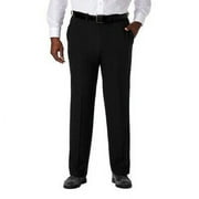 Haggar Mens Size 34 x 32 Solid Stretch Business Black Suit Dress Pants - HY70190