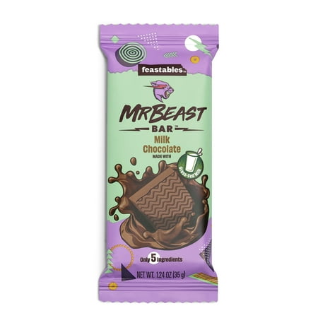 Feastables Mr Beast Bar Milk Chocolate Candy - 1.23oz