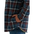 thumbnail image 6 of Wrangler® Men's and Big Men's Sherpa Lined Relaxed Fit Heavyweight Shirt Jacket, Sizes S-2XL, 6 of 6