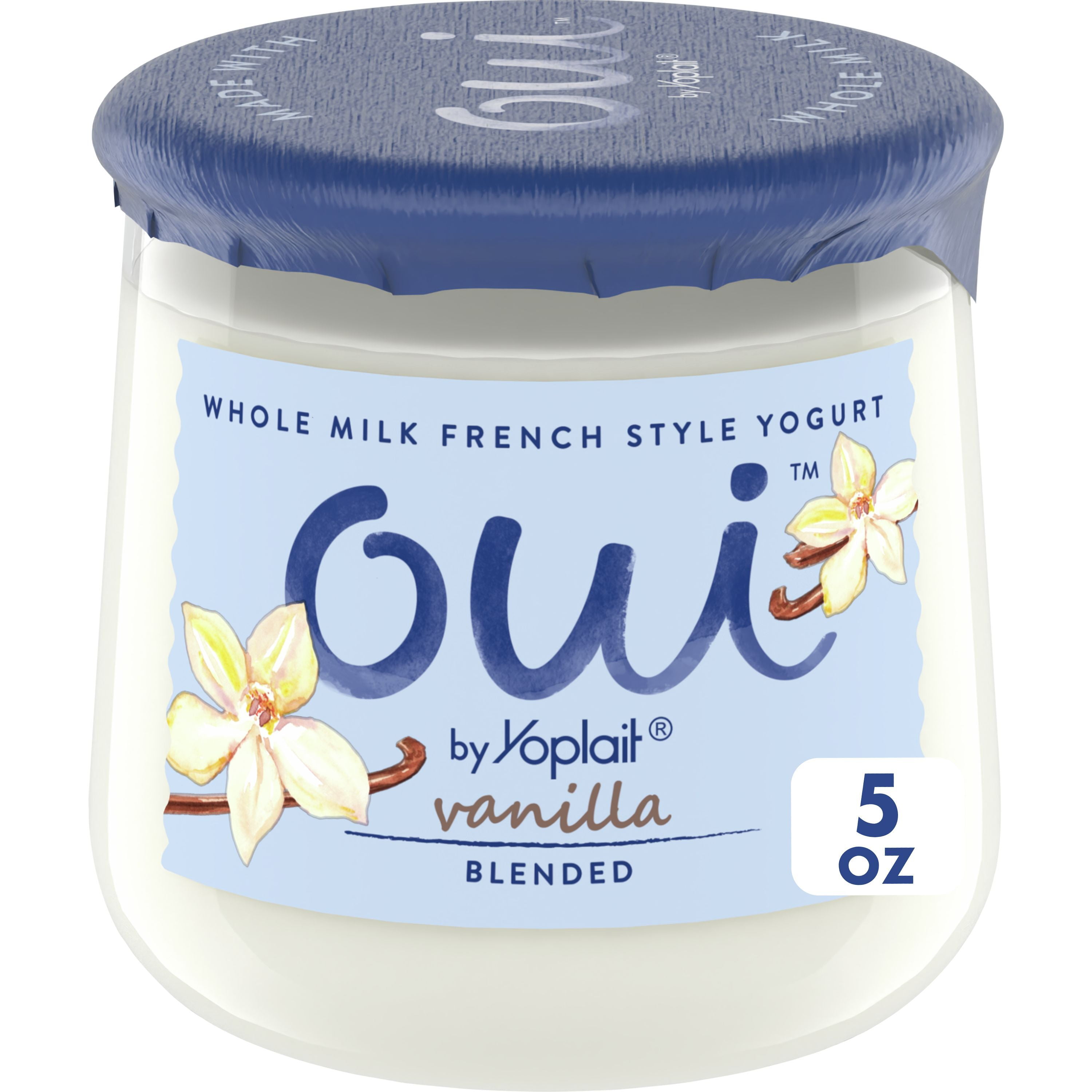 Oui by Yoplait French Style Vanilla Whole Milk Yogurt, 5 OZ Jar Walmart.com