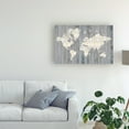 thumbnail image 3 of Trademark Fine Art 'Flower Map I' Canvas Art by Jennifer Goldberger, 3 of 4