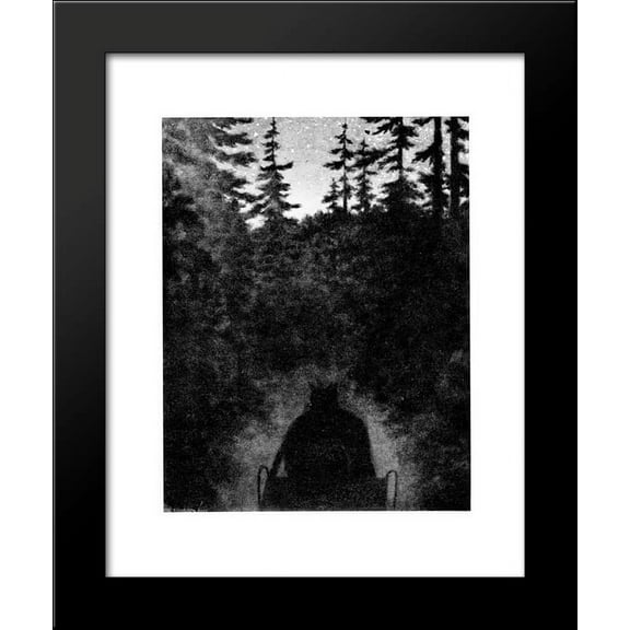 Hjemover 20x24 Framed Art Print by Theodor Severin Kittelsen