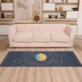 thumbnail image 2 of Yayeee Hallway Runner Rug 2'x6' Non Slip Machine Washable with Rubber Backing, Cat Planet, 2 of 8