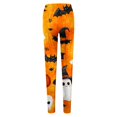 thumbnail image 4 of Halloween Clothes for Women Warm Stretchy Artistic Printed Autumn Winter Halloween Leggings for Women, 4 of 5