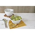 thumbnail image 6 of overandback Porcelain Serve Bowl, Diamond Texture, Set of 4, White, 6 of 6