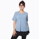 thumbnail image 3 of Camiseta de verano de manga corta holgada de talla grande para correr, yoga, cuello redondo, de secado rápido, transpirable y fina, 3 of 6