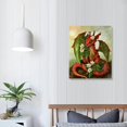 thumbnail image 4 of Nawypu Strawberry Dragon, Stanley Morrison Art, Dragon Art, Home Décor, Office Decor, Unique Gift, 4 of 5