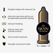 SKYN Elite Ultra Thin Ultra Soft Non-Latex Lubricated Condoms 10 Pack (3-Pack)