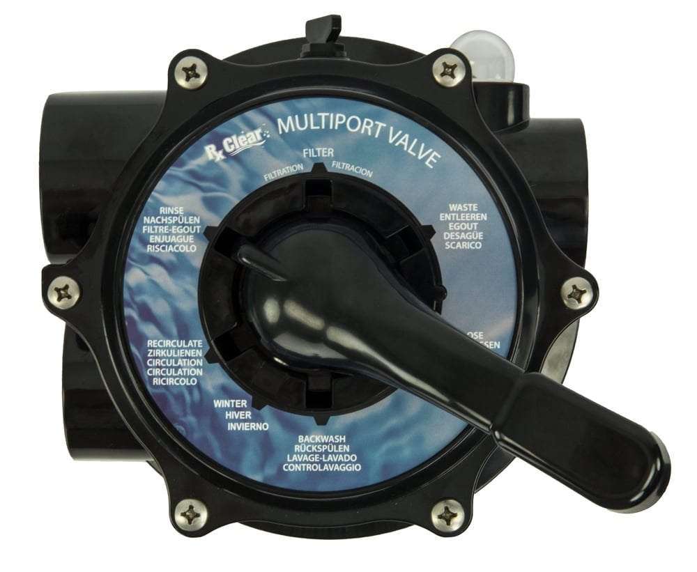 Rx Clear Multiport Valve For Swimming Pool Filters 6 Positions Walmart Com Walmart Com