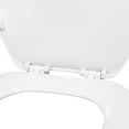 thumbnail image 4 of Clorox Antimicrobial Round Beveled Plastic Toilet Seat, 4 of 9