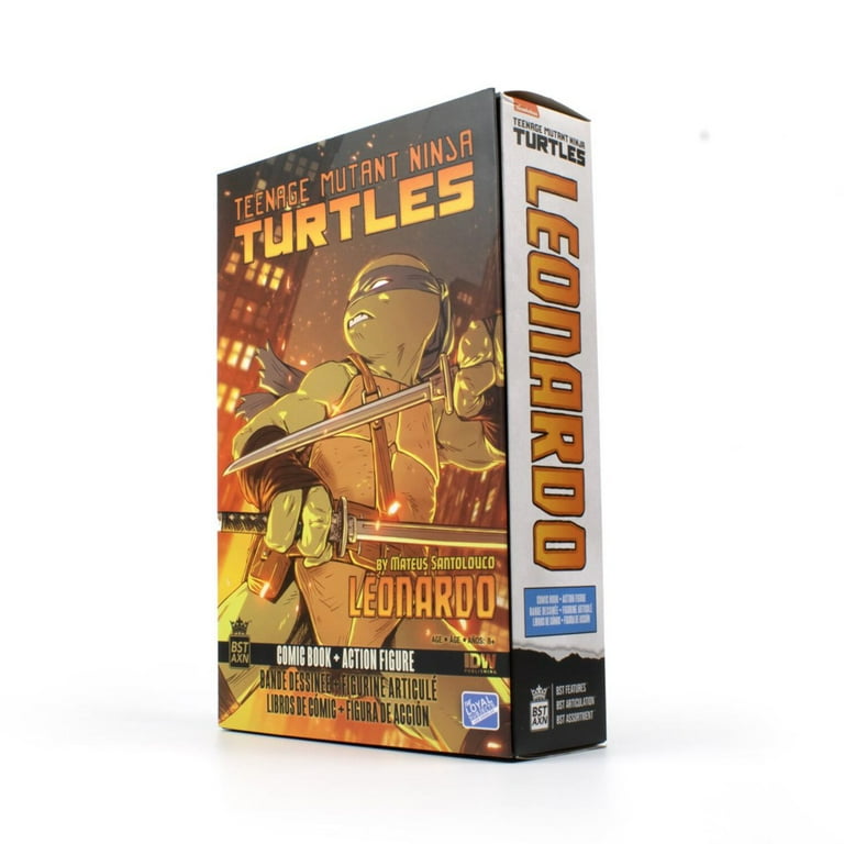 TMNT Leonardo v2 Comic Book & Action Figure Set - The Loyal