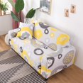thumbnail image 1 of Funda de sofá elástica, fundas de sofá estampadas, fundas de sillón para cojines, sofás, protectores de muebles universales elásticos con 1 funda de almohada, antiarrugas, 1 of 4