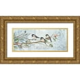 thumbnail image 1 of Phillips, Anita 32x15 Gold Ornate Wood Framed with Double Matting Museum Art Print Titled - Chickadee Inspiration, 1 of 4