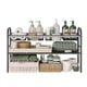 thumbnail image 1 of Organizador Bajo Fregadero, Organizador de Cocina Expandible de 2 Niveles con 8 Paneles Metálicos Extraíbles, Adecuado para cocinas, baños, etc.Anchura 52-82 cm Ajustable, 1 of 6