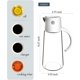 thumbnail image 5 of Drip Free Olive Oil Dispenser Bottle for Kitchen Cooking, 23 OZ Automatic Flip Open Borosilicate Glass Condiment Container with Measurement BPA-Free L, 5 of 5