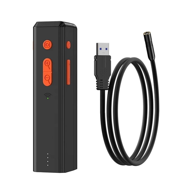 Borescope 8MM Camera 1080P HD WiFi Industrial Endoscope Split Design for Inspection Piping Sewer ,Easily Maneuver