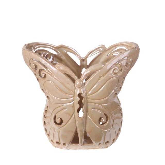 Privilege 66787 Butterfly Ceramic Vase - Large