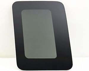 Left Rear Quarter Glass Window For 1999-2006 GMC Sierra Extended Cab – Movable, Tinted, With Frame