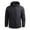 Black, variant on RKSTN Jackets for Men Thin Jacket Casual Sports Windbreaker Hooded Jacket Fall and Winter Long Sleeve Jacket Coats