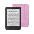 thumbnail image 1 of Paquete de eReader Kobo Clara BW de 6 pulgadas a prueba de agua con funda rosa, 1 of 5