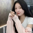 thumbnail image 4 of Running Fishing Anti-UV Cute Rabbit Arm Sleeves Arm Covers Elbow Cover Sun Protection BLACK, 4 of 8