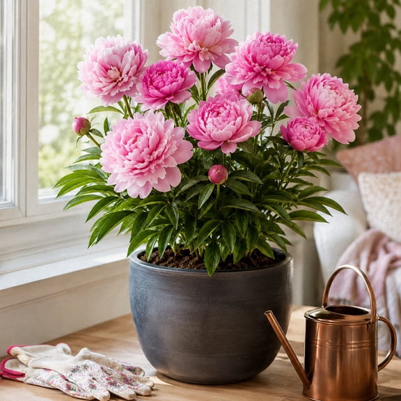 Easy Grow Peony, Garden All Year, Excellent Display, Ideal for Beds Borders, Plant Pots & Planters