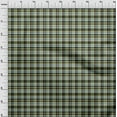 thumbnail image 4 of oneOone Cotton Jersey Lime Green Fabric Check Diy Clothing Quilting Fabric Print Fabric By Yard 58 Inch Wide, 4 of 4