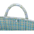 thumbnail image 6 of Boho Fabric Storage Basket, Quilted Floral Print Fabric Storage Basket with Reinforced Handles, Collapsible Quilted Laundry Basket Organizer Bin for Bedroom Closet Home Decor Car Storage Picnic,L, 6 of 14