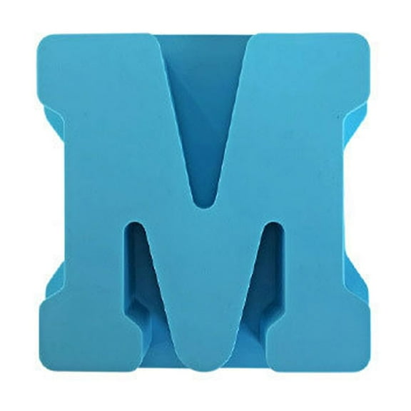 Surpdew Kitchen & Dining Utensils Alphabet Cake Baking Mould English Letter Mould Alphabet Letter Blue M