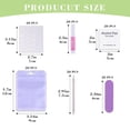 thumbnail image 4 of DAR  Press On Nail Tool Kit with Everything, Nail Prep Tool Disposable Manicure Kit with Nail File, Nail Glue, Prep Pads, Adhesive Nail Tabs,Wood Stick, Packaging Ba (20pcs-purple), 4 of 12
