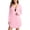 Pink, variant on Women's UPF 50+ Hoodie Long Jackets Long Sleeve Swim Cover Up Sun Protection Jacket SPF Lightweight Beach Cover Ups Pink