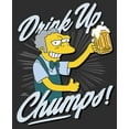 thumbnail image 2 of Men's The Simpsons Drink Up, Champs Graphic Tee Charcoal 3X Large, 2 of 5