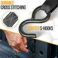 thumbnail image 4 of FORTEM Ratchet Straps, 1650lb Break Strength, 4 Pack 15ft x 1in Tie Down Strap Set, 4 Soft Loops, Motorcycle Straps Tie Downs, Cargo Cam Buckles for Trucks, Rubber Handles, Carry Bag, 4 of 9