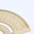 thumbnail image 3 of Copper Graphometer / Triangle Ruler Herramienta de Medición Matemática Retro Portátil , Como se Describe, segundo B, 3 of 7