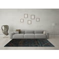 thumbnail image 3 of Ahgly Company Indoor Square Persian Light Blue Traditional Area Rugs, 8' Square, 3 of 4