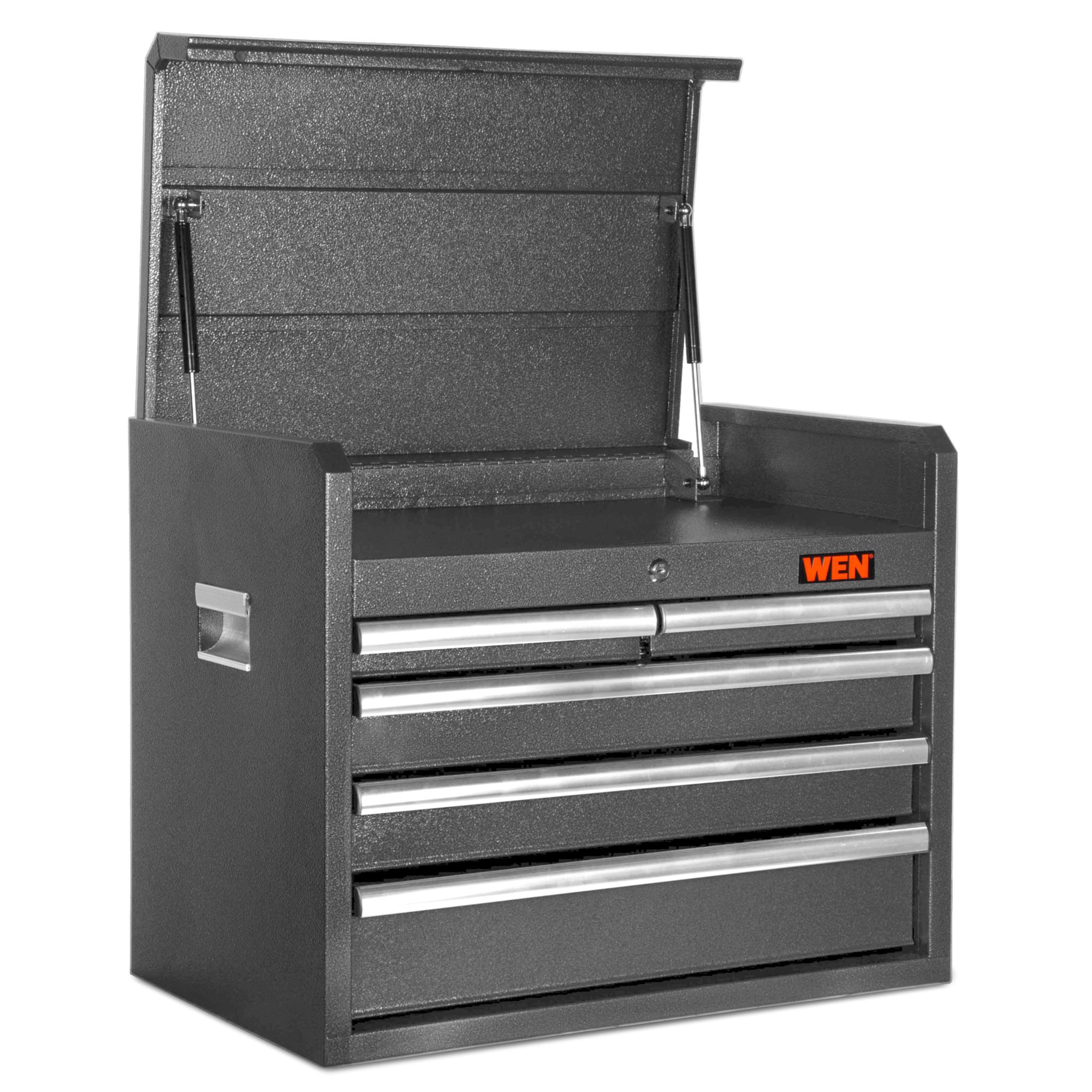 WEN 26-Inch Premium Tool Chest with Heavy Duty 21-Gauge Powder-Coated Steel Construction (GG261T)