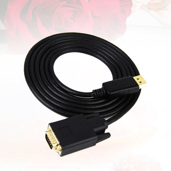 LULULION Cable Display Port to VGA for Convenient Use with Various Monitors 1Set