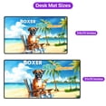 thumbnail image 5 of Boxer Hello Summer Beach Theme with Sunglasses and Tropical Cocktail Desk Mat Full Keyboard Mouse Pad Boxers Dog Lover Gifts Idea Large Mousepad - 00009, 5 of 5
