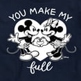 thumbnail image 3 of Disney - Mickey & Friends - Minnie & Mickey - You Make My Heart full - Men's Short Sleeve Graphic T-Shirt, 3 of 5